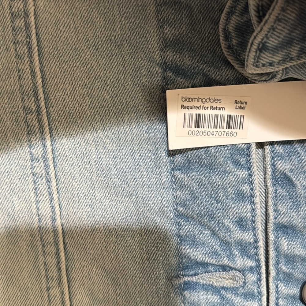 AQUA Denim Blue Jacket - Picture 3 of 6